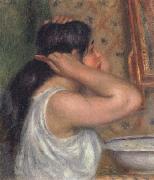 Pierre Renoir, The Toilette Woman Combing Her Hair